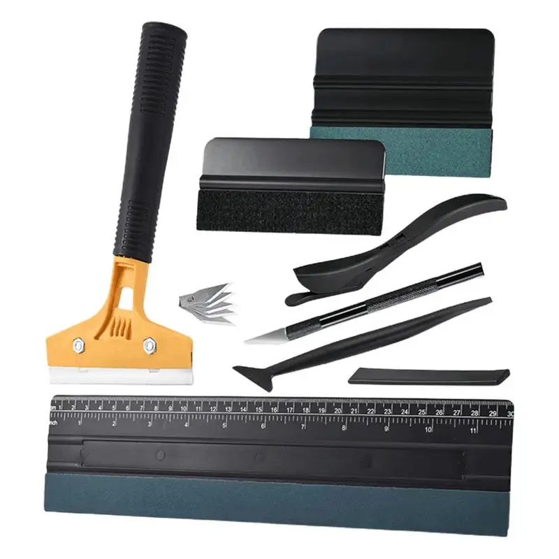 

Window Tint Tools Car Wrapping Tools Kit Scraper Cutter Film Squeegee Car Wrap Sticks Edge Trimming Squeegee window Tinting Tool