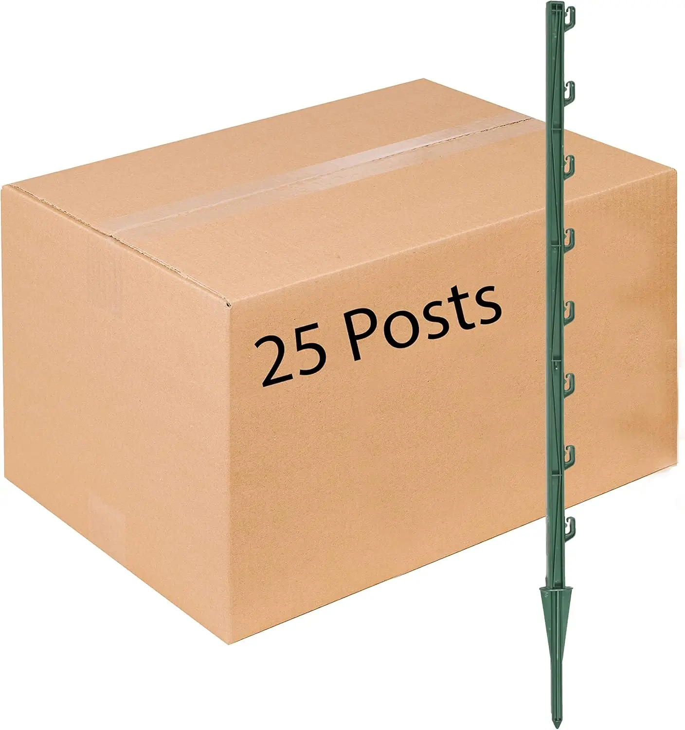 

30-Inch Garden Fence Posts, Ideal for Gardens and Temporary Fencing - 25 Pack