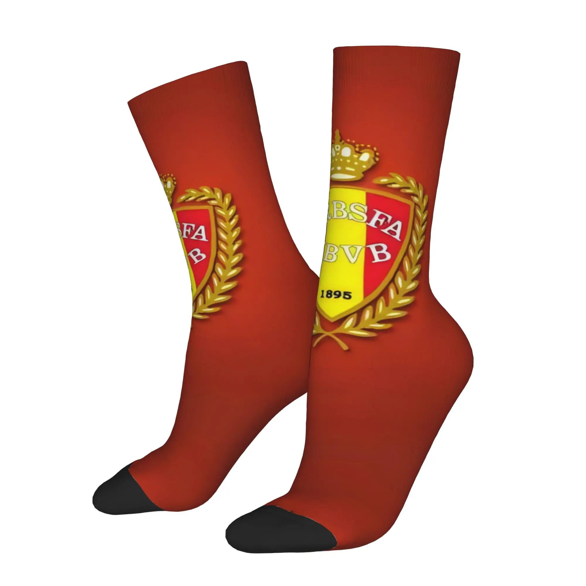 Hip Hop Vintage Belgium Crazy Men's compression Socks Unisex  Harajuku Pattern Printed Funny Sock Match Day Essentials