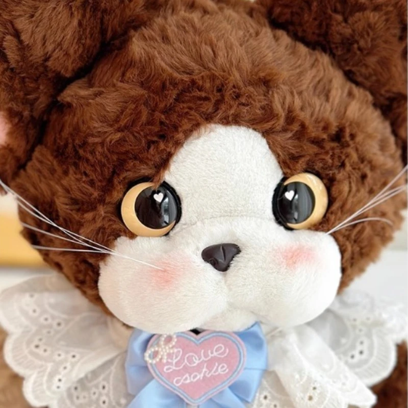 حقيبة تخزين محاكاة على شكل قطة ألمانية لعام 2026 لهدايا عيد ميلاد الفتيات، حزام كتف لطيف ورائع قابل للتعديل مصنوع يدويًا