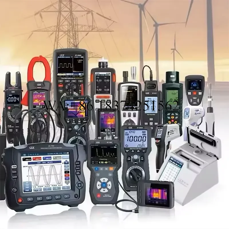 Wmwmnu for 1000A AC DC Power Quality True RMS Clamp Meter Non Contact Active Power Power Factor
