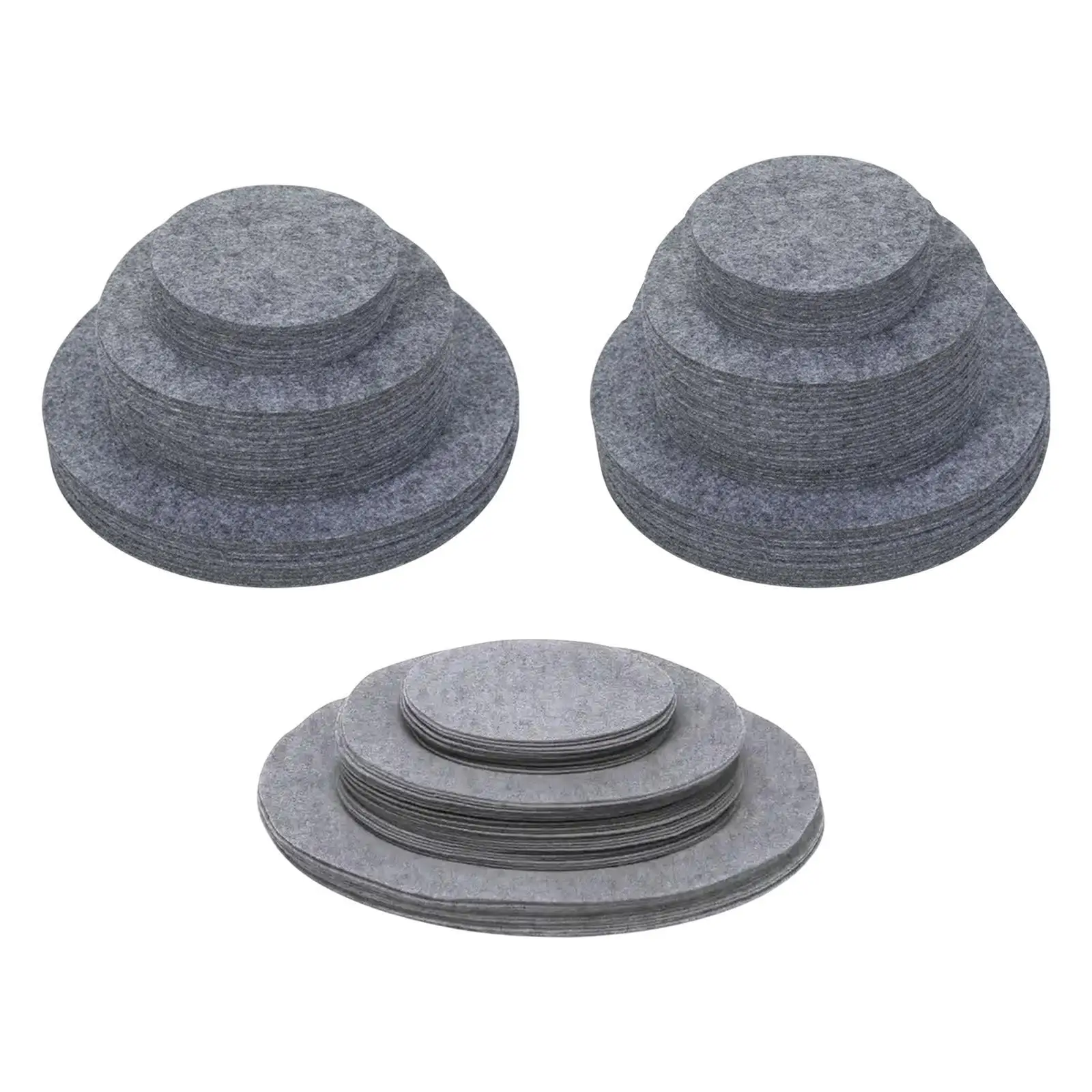 Plate Storage Dividers Three Size Felt Dish Separator Pads Kitchenware Protection for Stacking Dinnerware