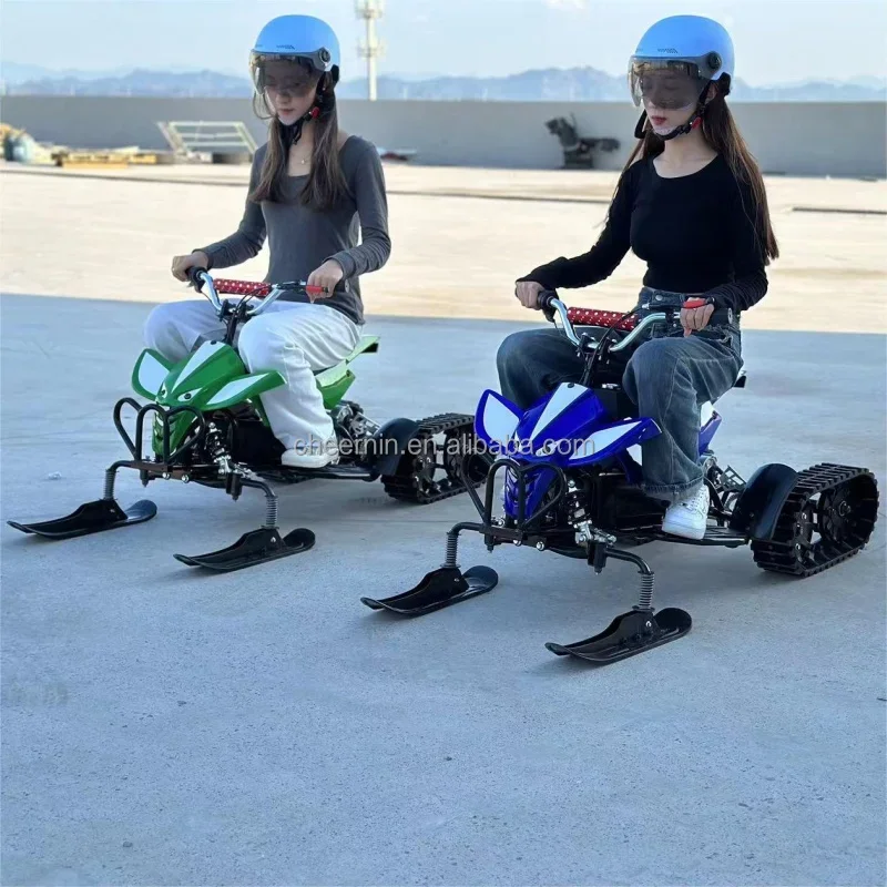 Best selling kids electric snowmobile gasoline snowscooter snow racer