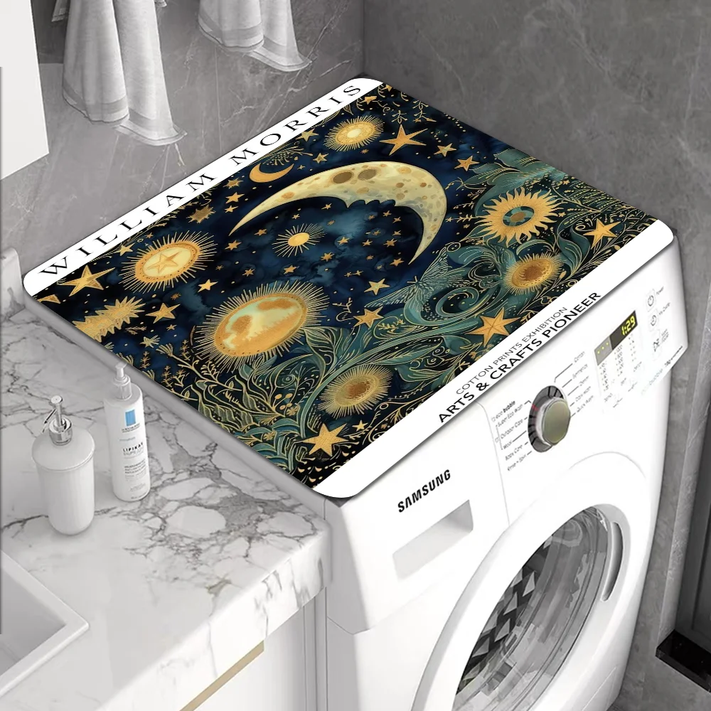 William Morris Exhibition Butterfly Moon & Stars Exquisite Kitchen Drain Pad Super Absorbent Dinnerware Placemat Desktop Decor