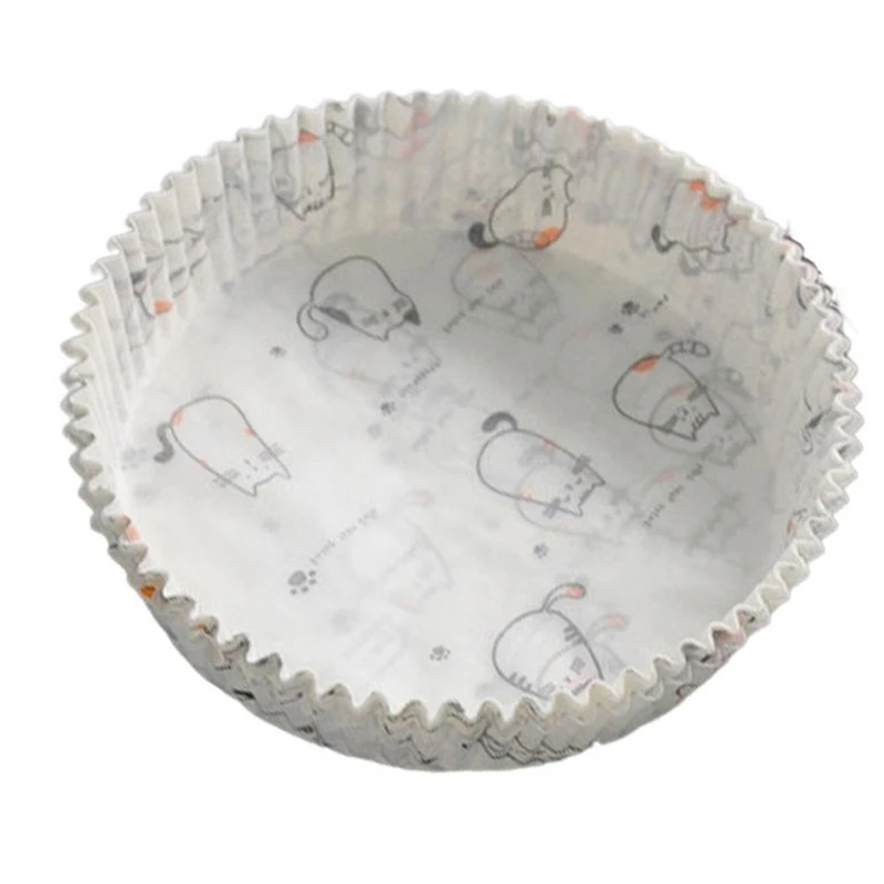 

Air Fryer Oil Absorbent Paper Kitchen Boiler Oil-Proof Tool Round Paper Plate