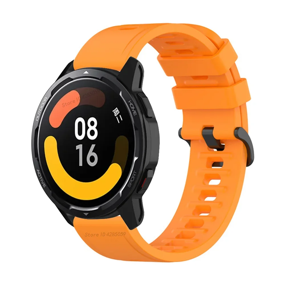 Smart Watch Silicone Wrist Strap For Xiaomi Watch S1 active Sports Strap Bracelet For Xiaomi Watch S1 /Mi Watch Color Color2