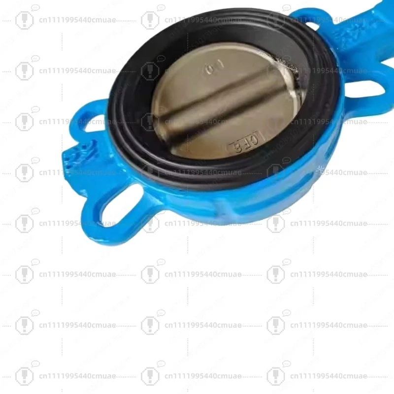 Pneumatic Wafer Type Butterfly Valve - Optional Ball Milled Disc & Stainless Steel Plate