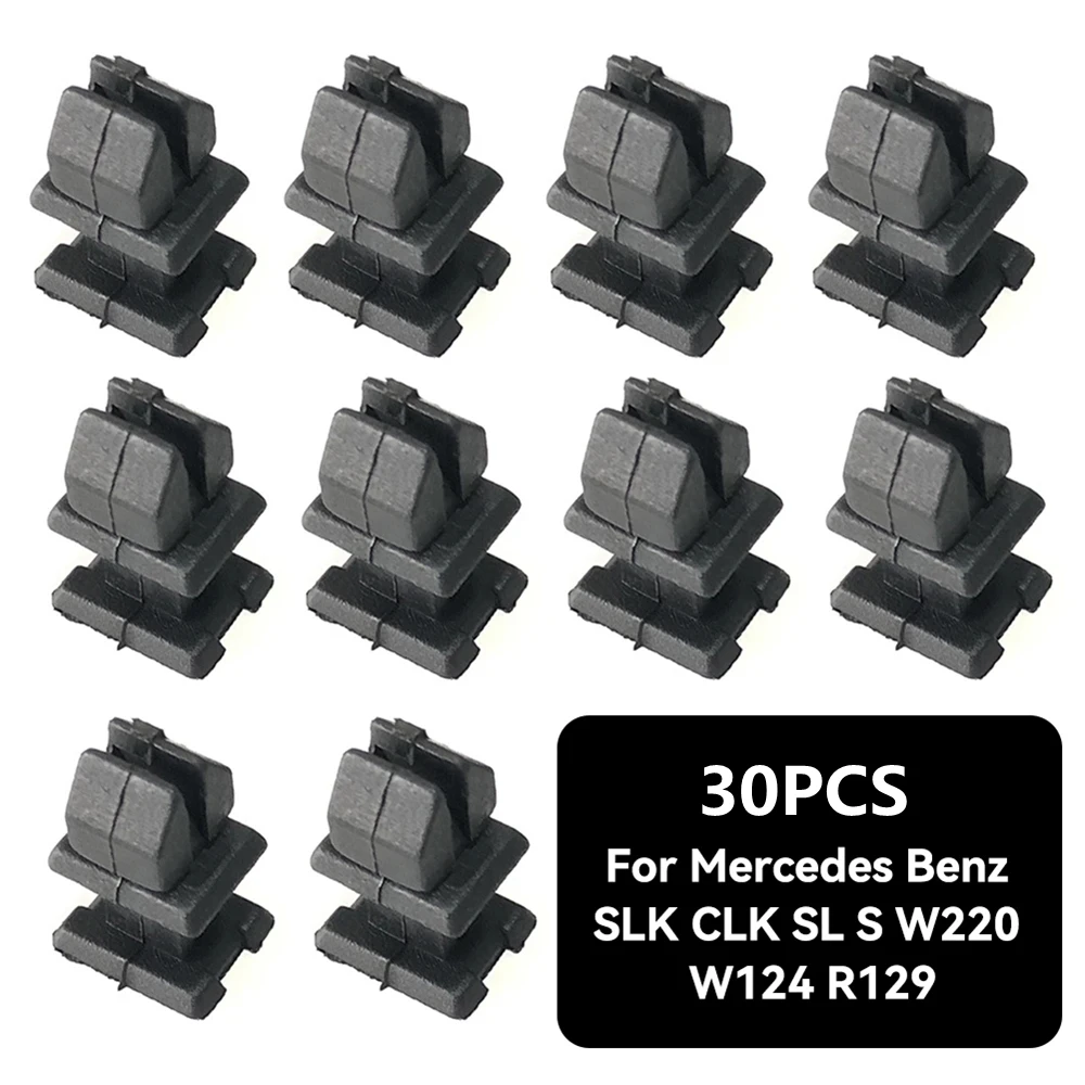 

30pcs Boot Trim Clips Plastic Fasteners for Mercedes-Benz SLK CLK SL S W124 W210 W211 W140 C215 W220 R129 R170 - A1249900792