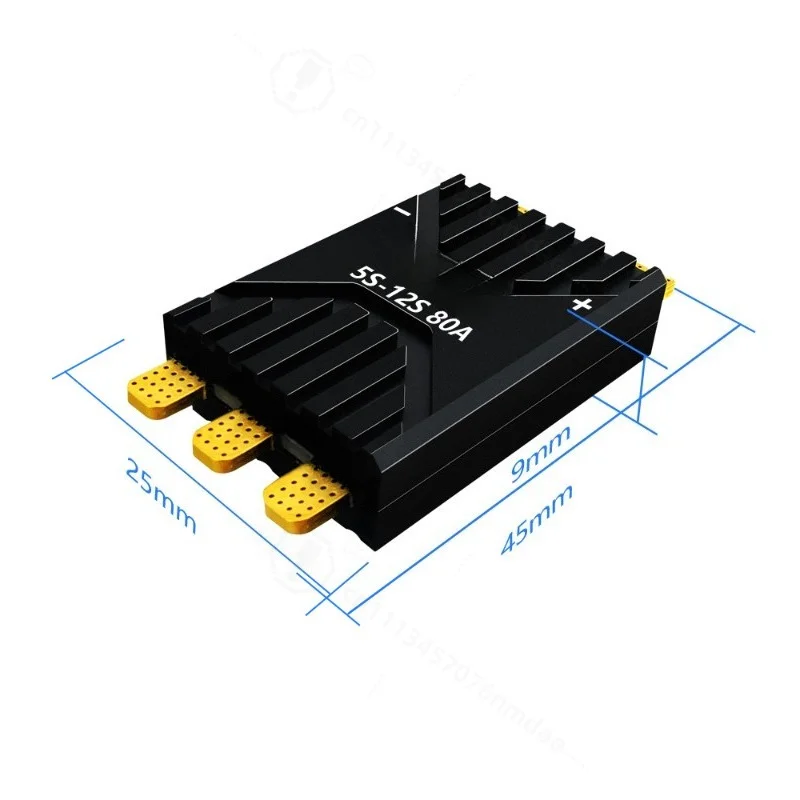 80A Brushless ESC 5-12S HV Electronic Speed Controller Programmable FPV Racing Drone RC Vehicle Hobby Model Parts