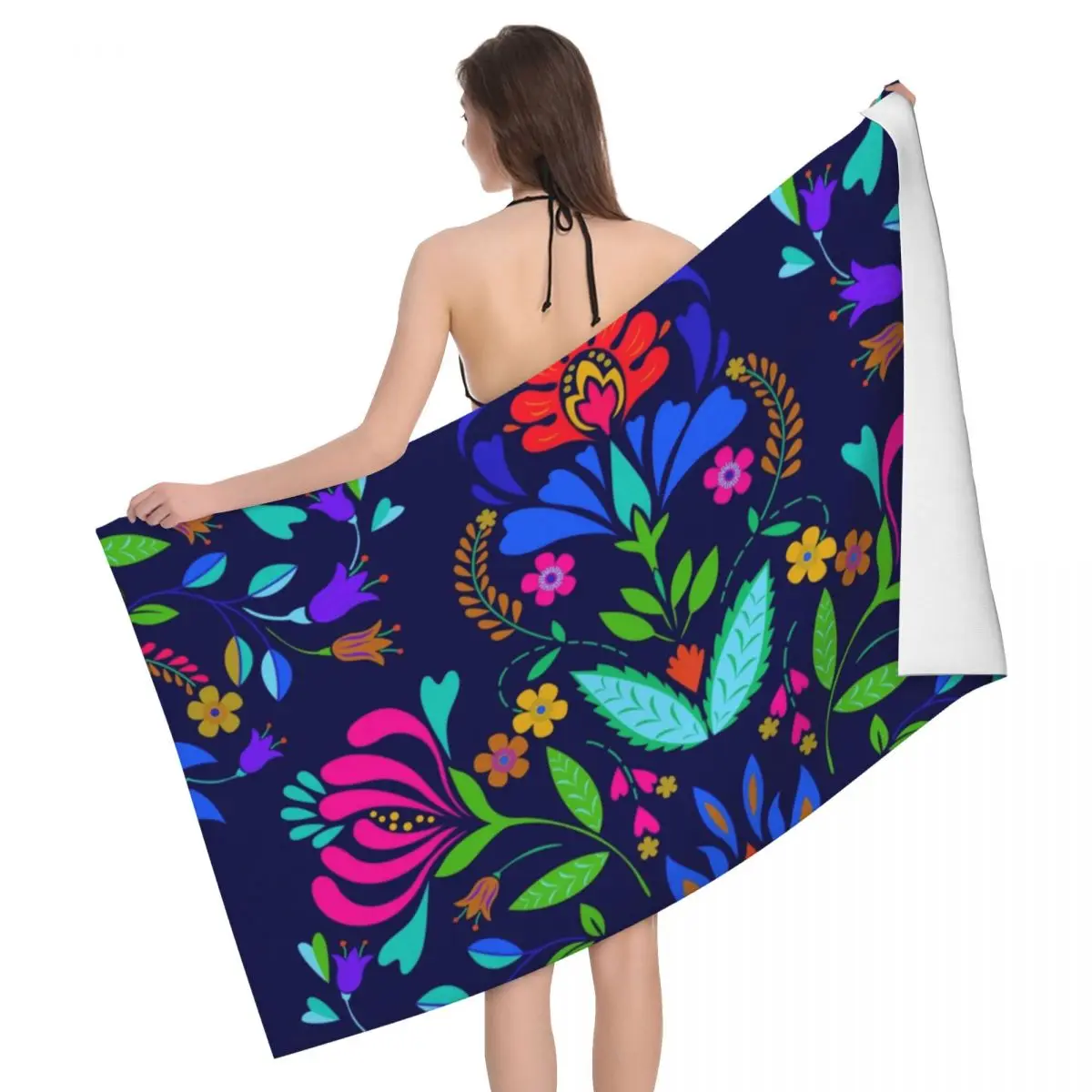 

Personalized Quick Dry Microfiber Bath Beach Towel Breathable Colorful Textile Embroidery Sauna Bathroom Towels