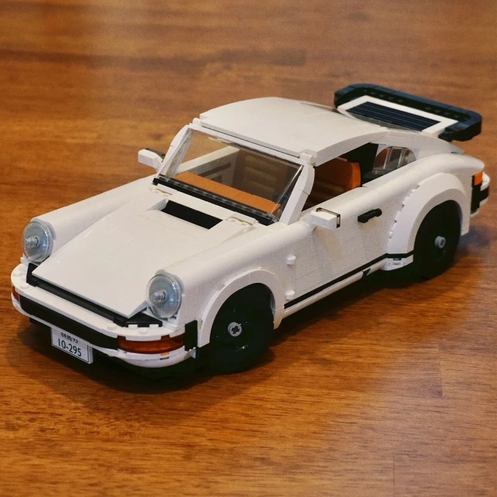 1458PCS Tecnico Retro Città Turbo Sport Auto Building Blocks MOC Assemblare Veicolo Mattoni Giocattoli Regali Per Bambini Adulti