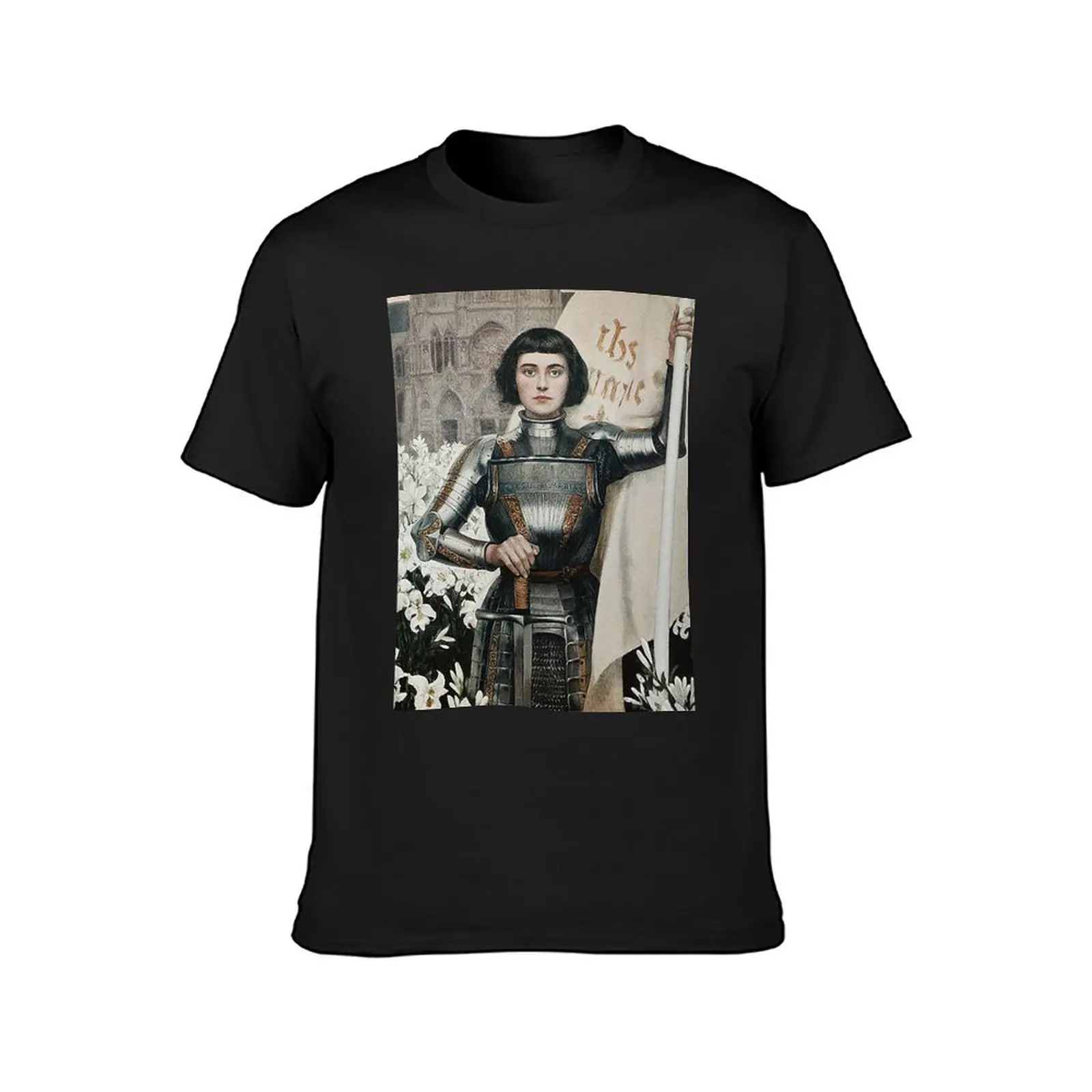 Joan of Arc- Albert Lynch T-Shirt new edition oversized cute clothes blanks Men's t-shirts