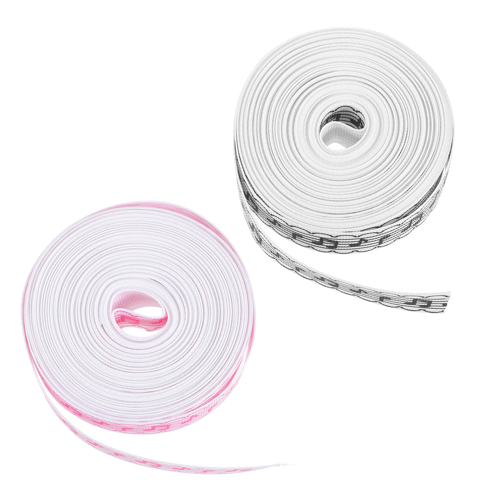 

2pcs Musical Note Ribbon White Polyester Craft Ribbon Multi-Function Cuttable Wear-Resistant Festival DIY Package Present Decor