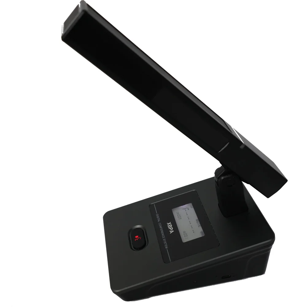 Desktop Wireless Microphone for Video Conference System 10-Hour Working Battery Built-in Features for Conference Room Use