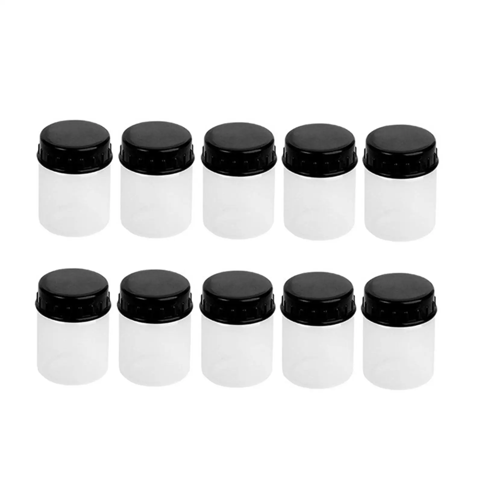 10Pcs Paint Storage Bottle with Twist Caps Jar Bottles Airbrush Paint Bottle