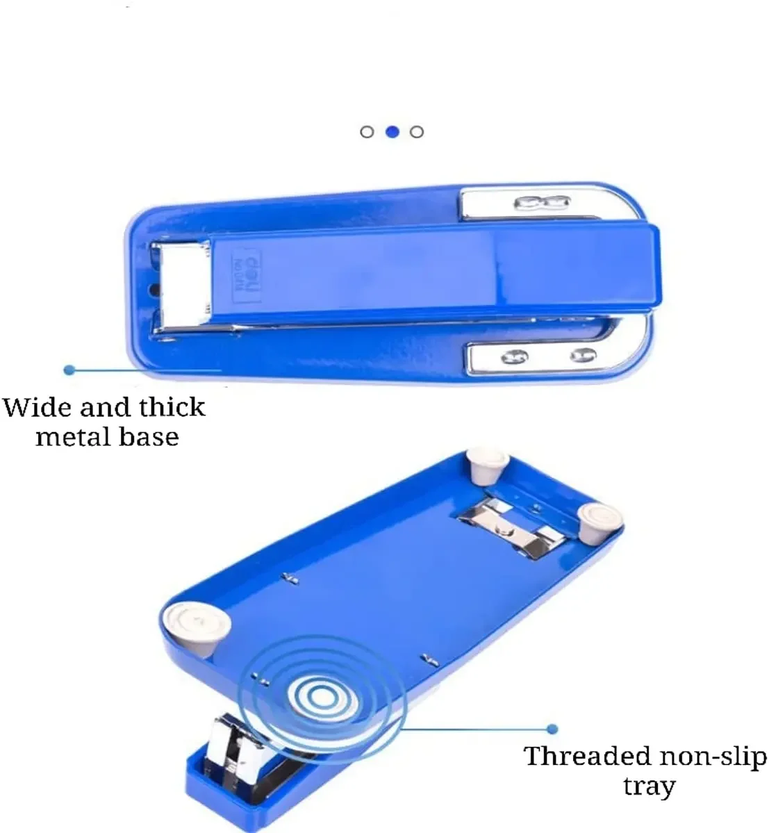 Rotary Stapler Swing-Arm Swivel Stapler Office Supplies Horse-riding Stapler Desktop Booklet Book Binding Up To 50 Pages