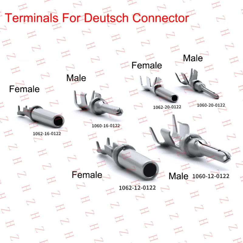

U+ 1060/1062-12/16/20 Male/Female Deutsch Terminal Car Auto Connector Terminal Pins（Minimum order 10 pieces）