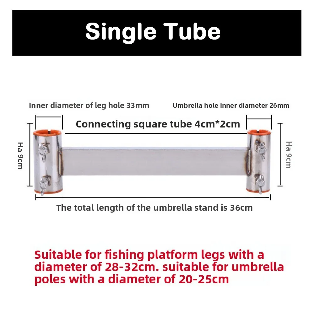 

Universal Fishing Umbrella Stand Stainless Steel Windproof Fishing Umbrella Holder Thickened Large Frame Diaotai Accessories