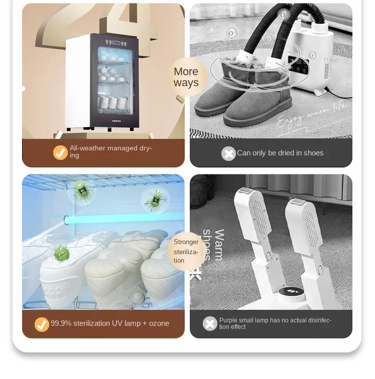 خزانة تجفيف الأحذية المنزلية وتطهيرها ، مجفف الماكينة ، عبر الحدود ، لنا وللأوروبا ، عبر الحدود