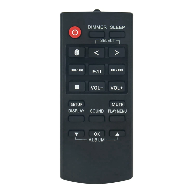 RISE-N2QAYB001215 Remote Control Replace For Panasonic Speaker Audio System SA-AKX320GS-K SA-AKX520E-K SC-TMAX10E-K SC-UA30