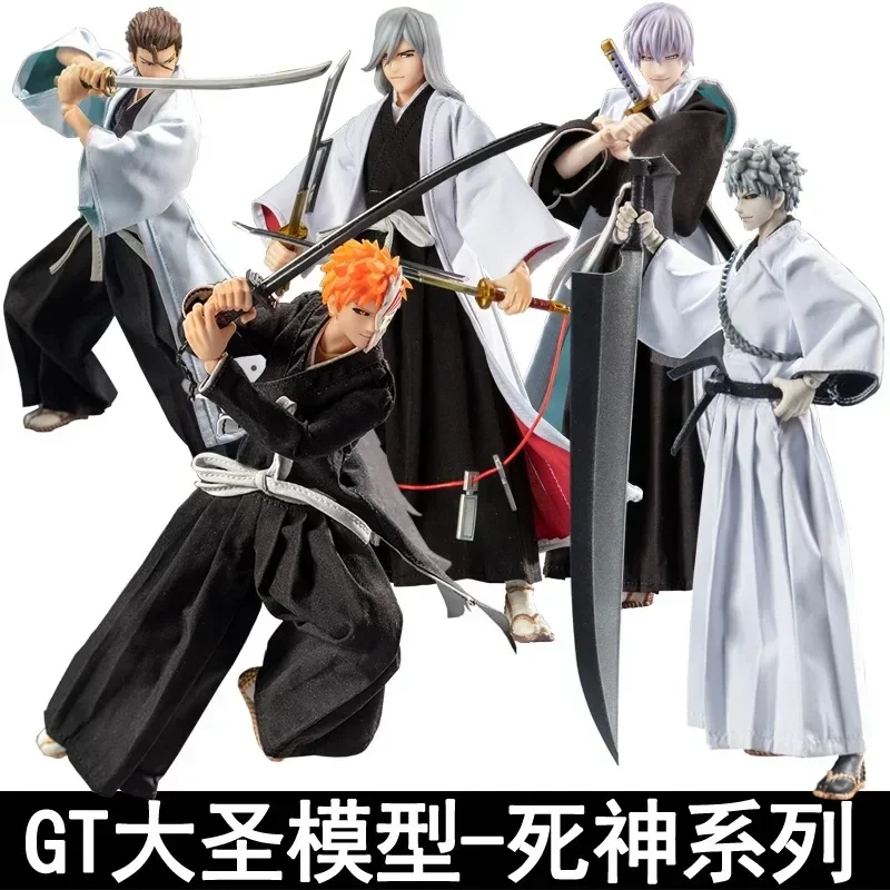 

В наличии Dasin/Great Toys/GT Bleach Kurosaki Ichigo Aizen Sousuke Ukitake Jushiro Ichimaru Gin SHF Фигурка в подарок