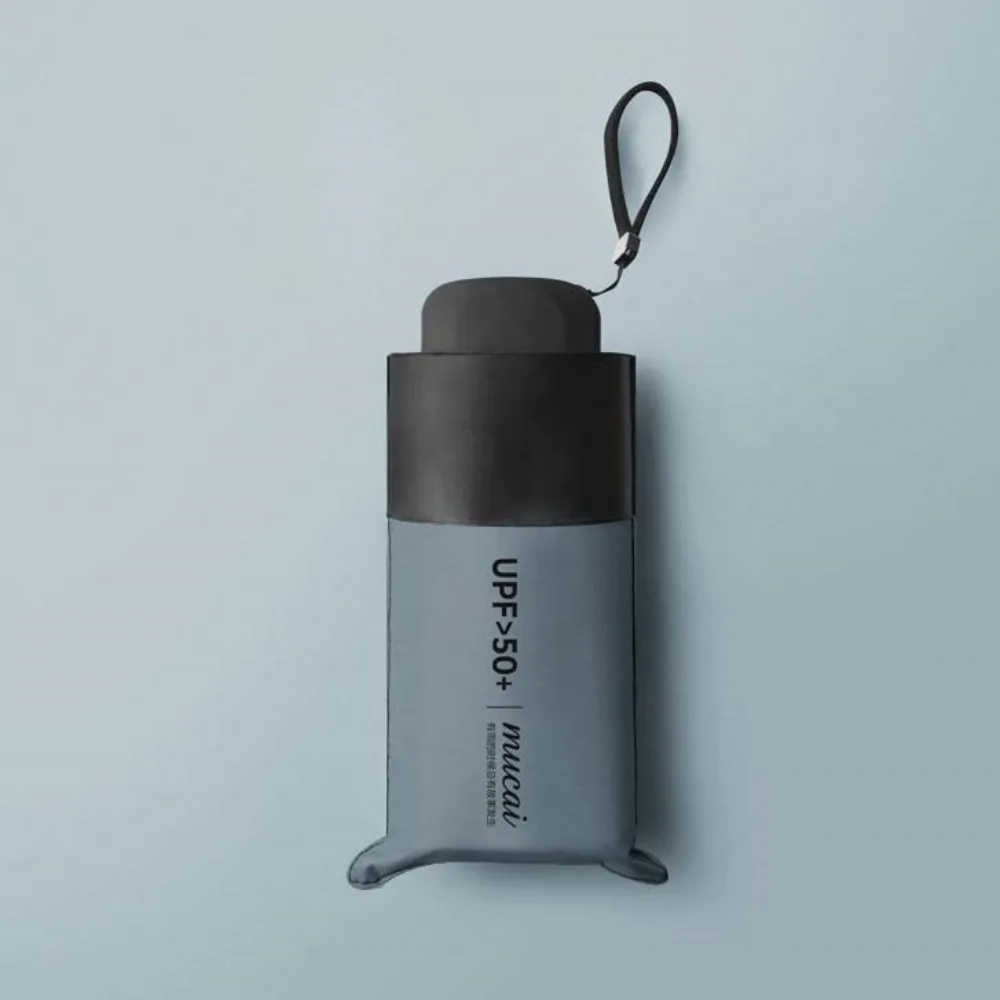 

Portable Anti UV Small Umbrella Flat Handle Sun Rain Mini Umbrella Windproof Folding Pocket Umbrella Home Supplies