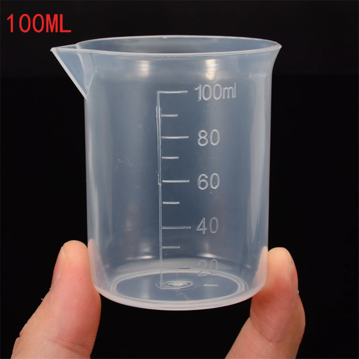 3pcs 3.38oz Transparent Measuring Cup - Accurate Durable Mixing Tool for Epoxy Resin Silicone