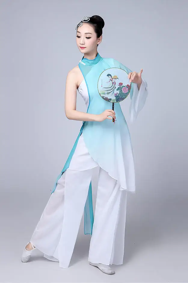 New traditional chinese folk dance costume for woman dance costumes kid costume yangko girl children dress women yangge clothing