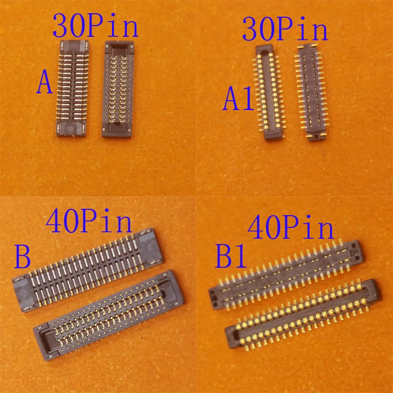 2-20Pcs Usb Charging Charger Lcd Display Plug FPC Connector For Samsung Galaxy G6200 A6S A10S A107 A20S A207 M15 M16 30 40 Pin