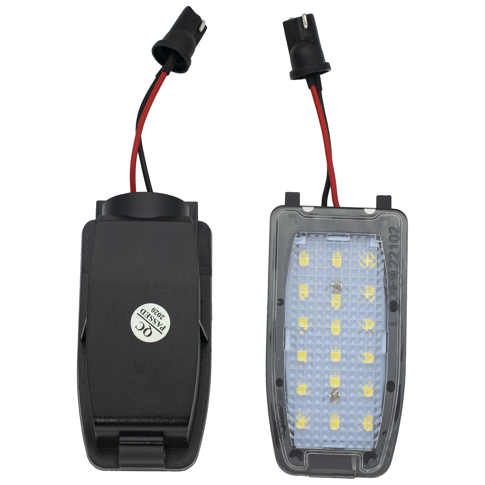 Apktnka par de luces LED brillantes de visión trasera debajo del espejo para Land Rover Discovery Freelander LR2 LR3 Range Rover Sport L322