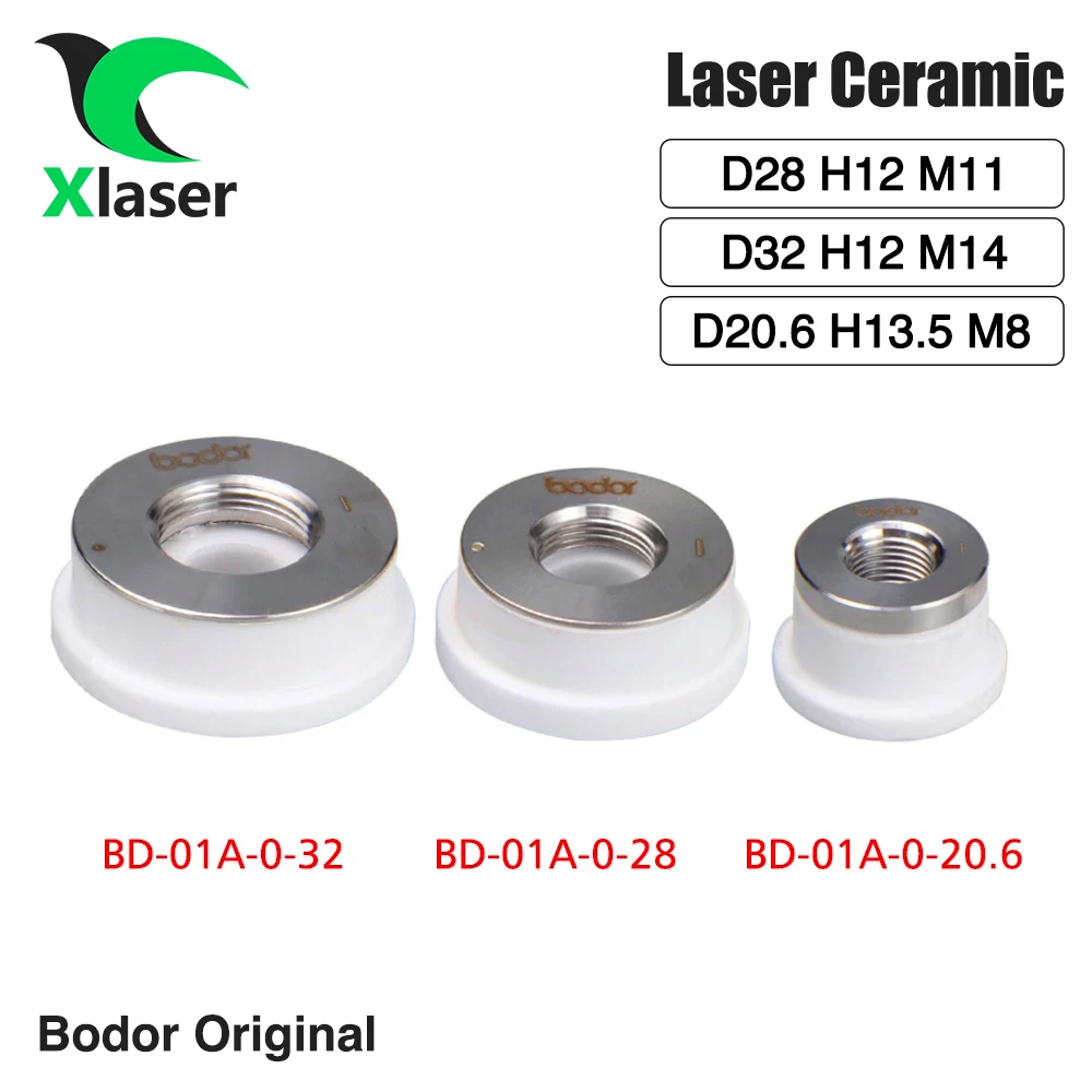 XLaser 10Pcs/Lot Bodor Original Laser Ceramic D32 D28 D20.6 For Bodor GN3 GN6 3D Fiber Laser Cutting Head Nozzle Holder