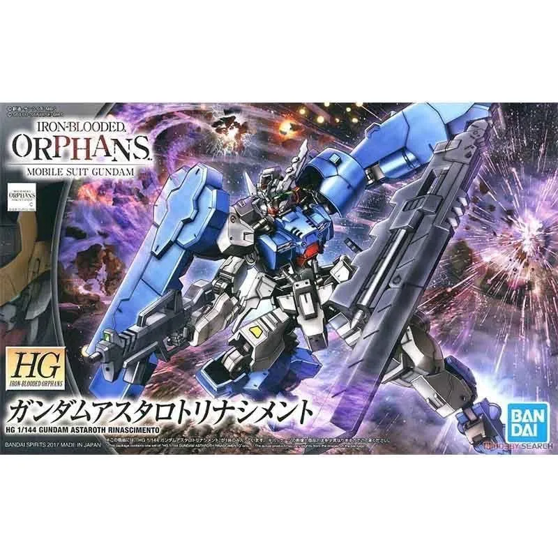 Bandai Original Gundam Iron Blooded Orphans Assembly Model Kit Action Figures HG 1/144 Astaroth Dantalion Gremory Vual Toys Gift view 2