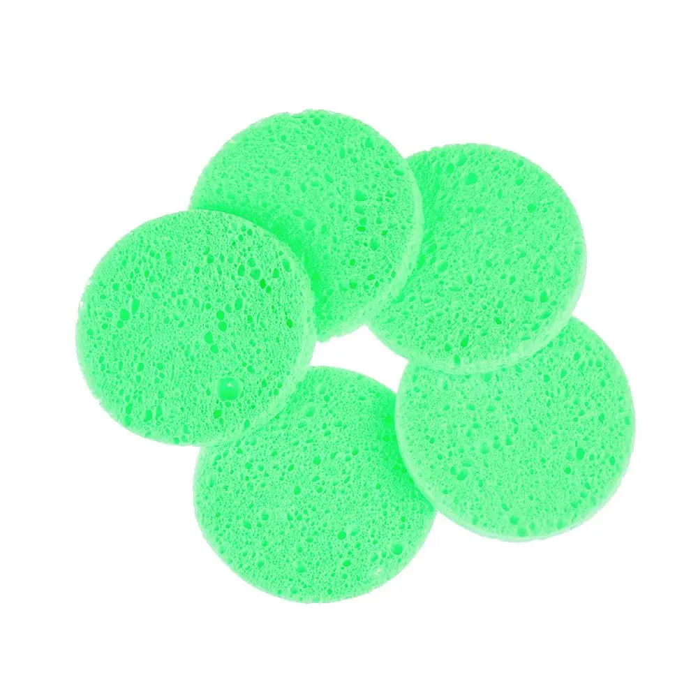 5Pcs Portable Cleanup Skin Care Compress Puff Body Facial Cleaner Cleansing Sponge Face Wash Pad