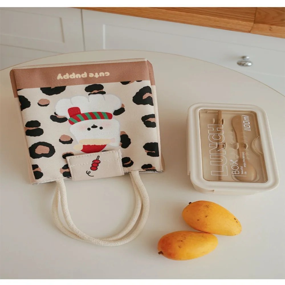 Portable Handbag Tear Resistant Bento Bag Waterproof Bag Cute Insulation Bag For Travel Office Worker Outdoors