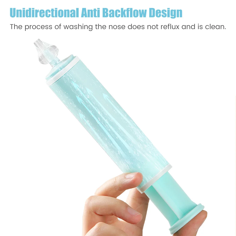 60ML Reusable Nasal Irrigator Nasal Cleaner Syringe Nose Cleanser Rhinitis Nasal Washer Nose Protector Avoid Allergic Rhinitis