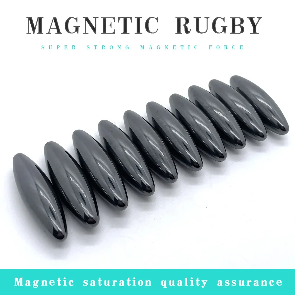Multiple Styles Strong Magnetic Therapy Relief Toy Oval Shape Olive Rattle Power Ferrite Magnet Beads Set Health Care Massager