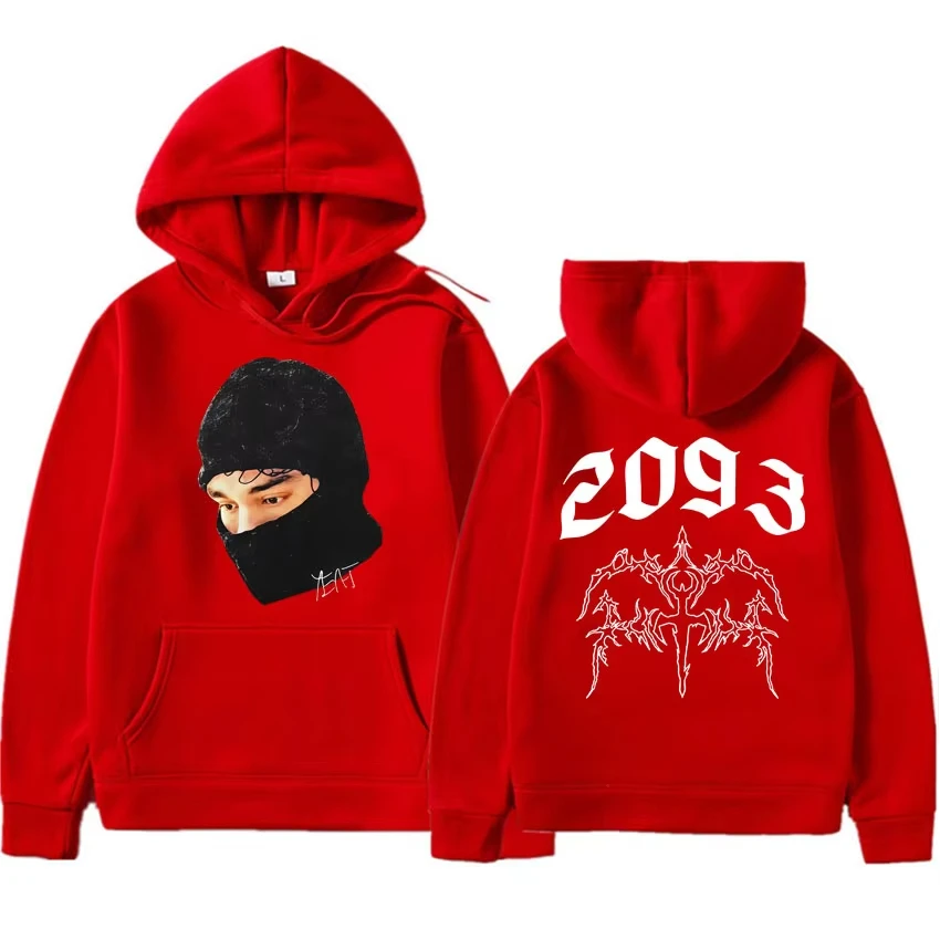 

Певица Hwasa Live 2025 Album Tour Twits Модная одежда с графикой Y2k Мужские толстовки Негабаритные толстовки Kpop Повседневный свободный пуловер