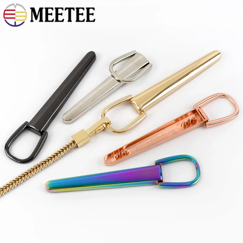 1-10Pcs Fashion Bag Handles Strap Metal Buckles Clasp Handbag Decorative Buckle Hanger Connector DIY Hardware Accessories