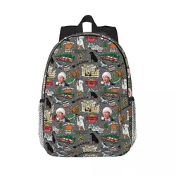 National Lampoons Christmas Vacation Backpacks Teenager Bookbag Children School Bags Travel Rucksack Shoulder Bag Large Capacity