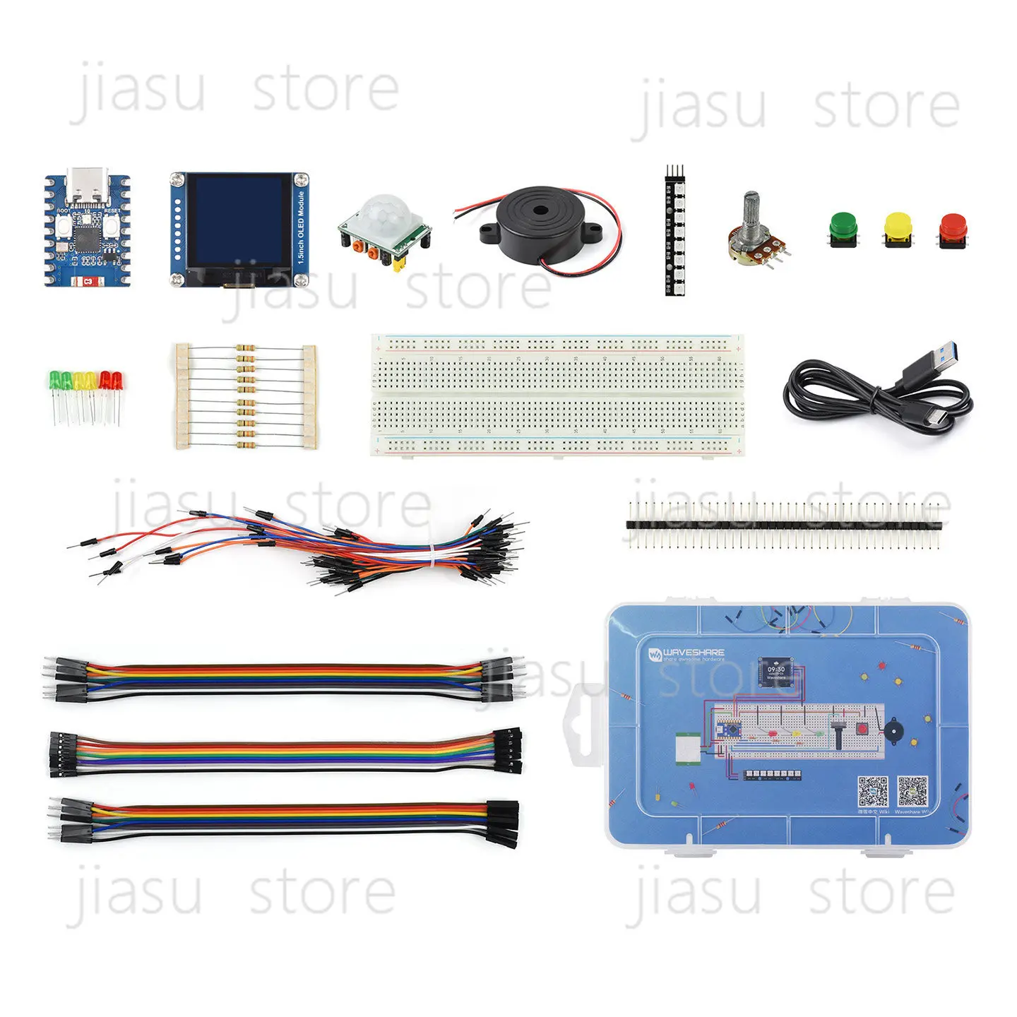 ESP32-S3/C6/C3 Development Board, Starter Learning Kit, Support MicroPython, ESP-IDF & Compatible with Arduino