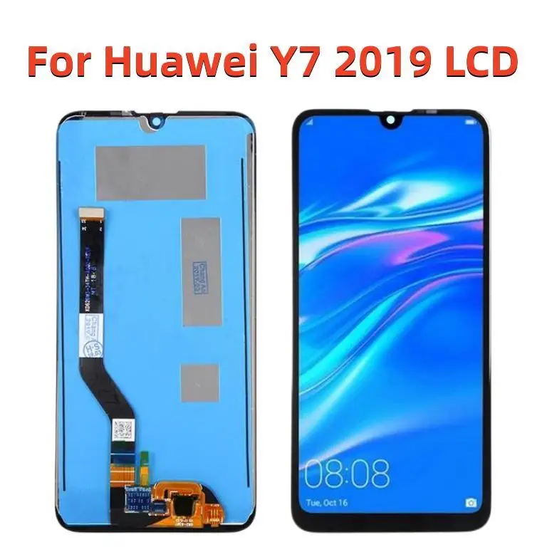 For Huawei Y7 Prime 2019 LCD With Touch Screen Digitizer Assembly 6.26 Inch For Y7 2019 Display Replacement