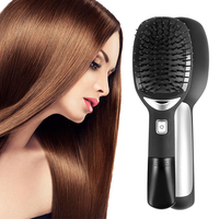 New Electric Ionic Hair Comb With Handle Portable Negative Ions Hairbrush Hair Modeling Styling Combs Antistatic Hair Brush