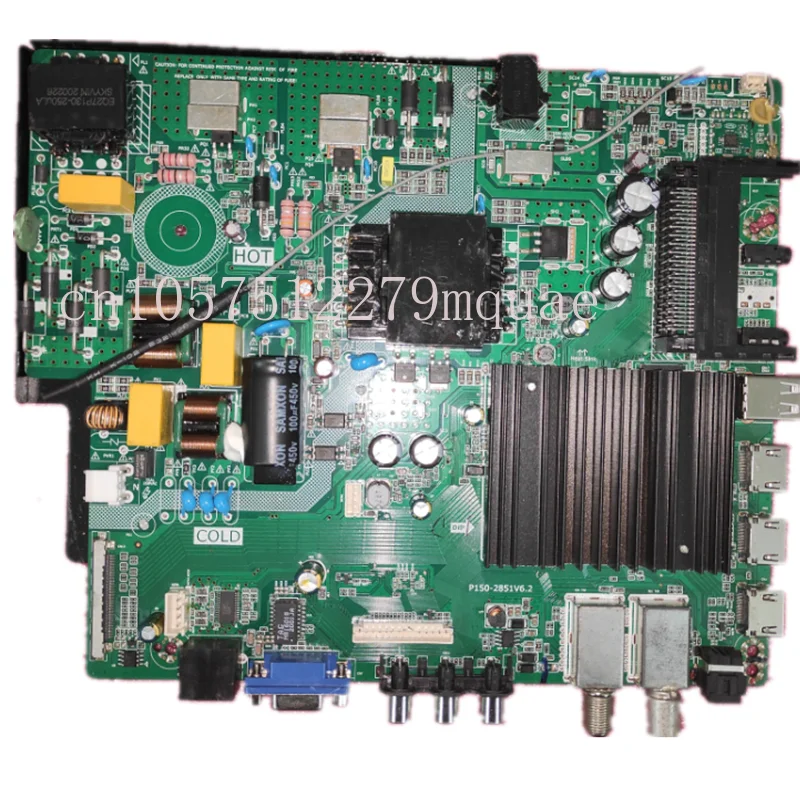 

Free shipping! P150-2851V6.2 4K WiFi network TV motherboard 4 core 1.5G+8G 70V--110V 650MA working good