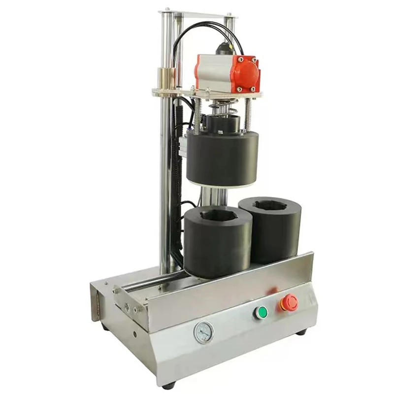 Semi-automatic Glass Metal Jar Bottle Cans Vacuum Capping Sealing Machine