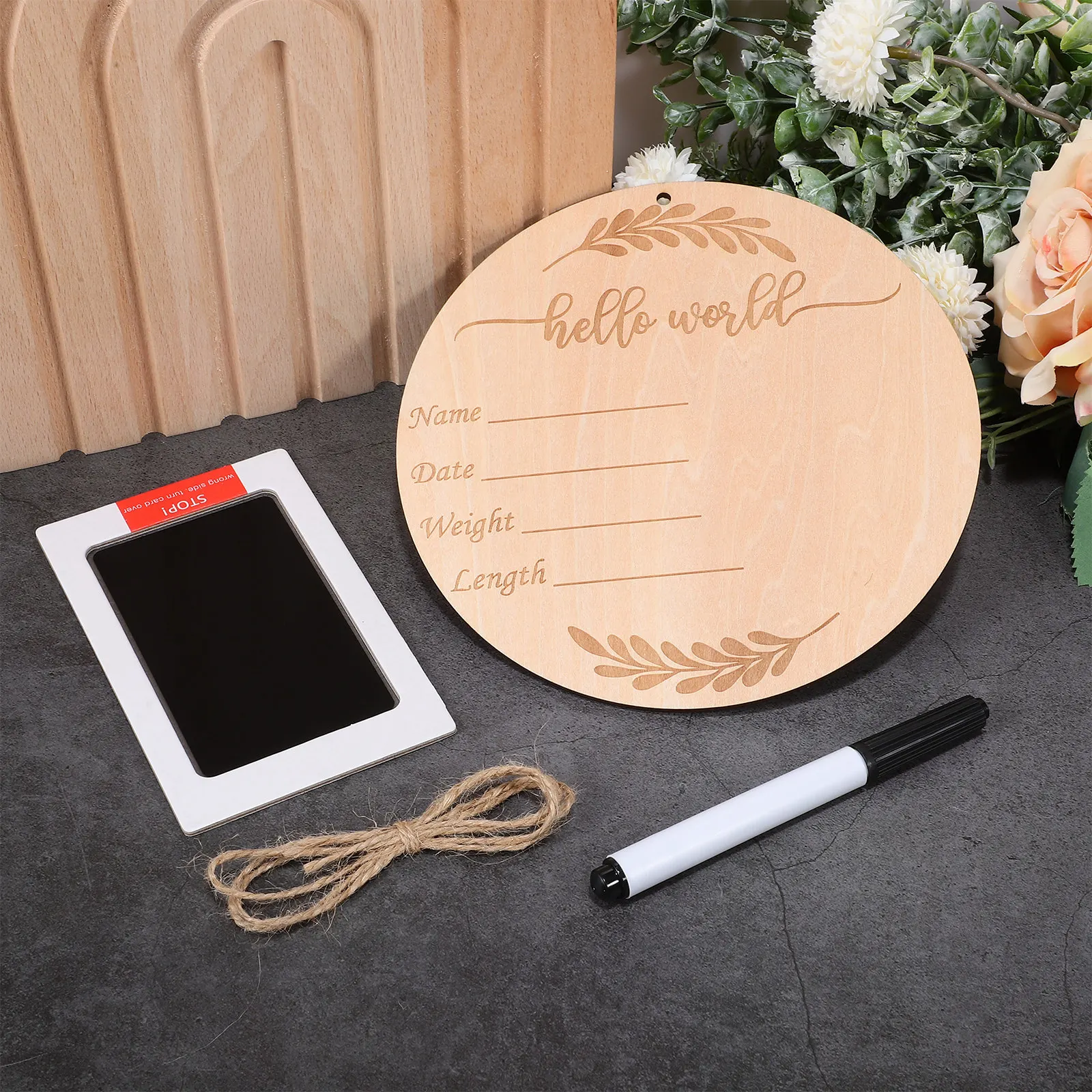 conjunto-de-placas-de-madeira-para-anuncio-de-nascimento-e-decoracao-de-bercario-com-discos-de-nome-e-sinais-mensais-para-bebe-kit-de-presente-para-fotos