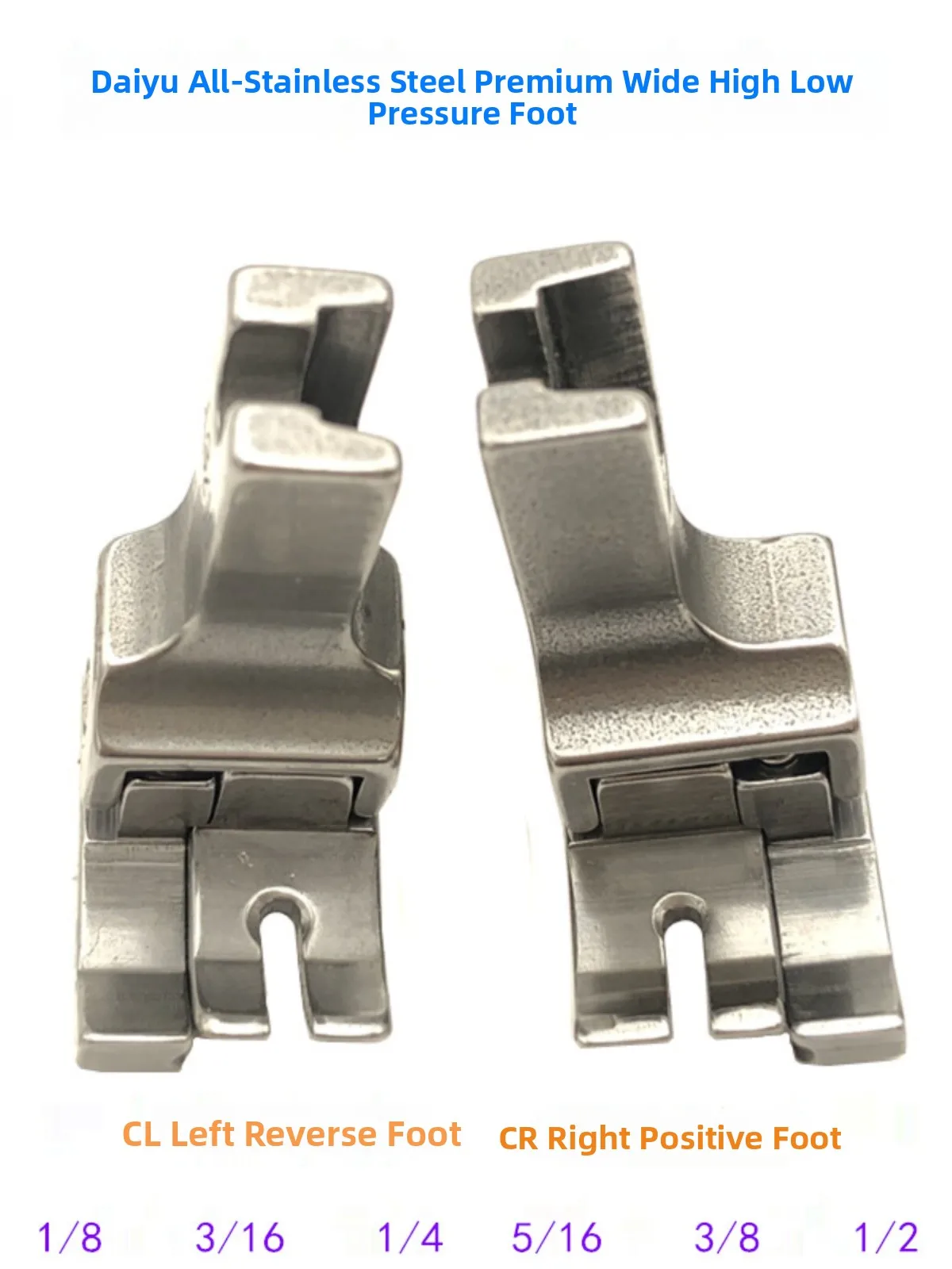 

Industrial Sewing hine Wear-Resistant Full Steel High And Low Prure Foot for Labeling Car Durable Home Textile Accories