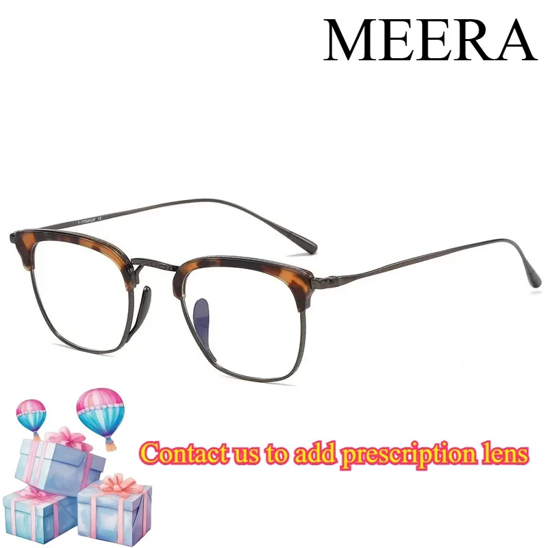 Japanese Handmade Thick Titanium Glasses Frames Rectangle Design Square Eyeglasses Optical Eyewear Testudinarious Spectacles