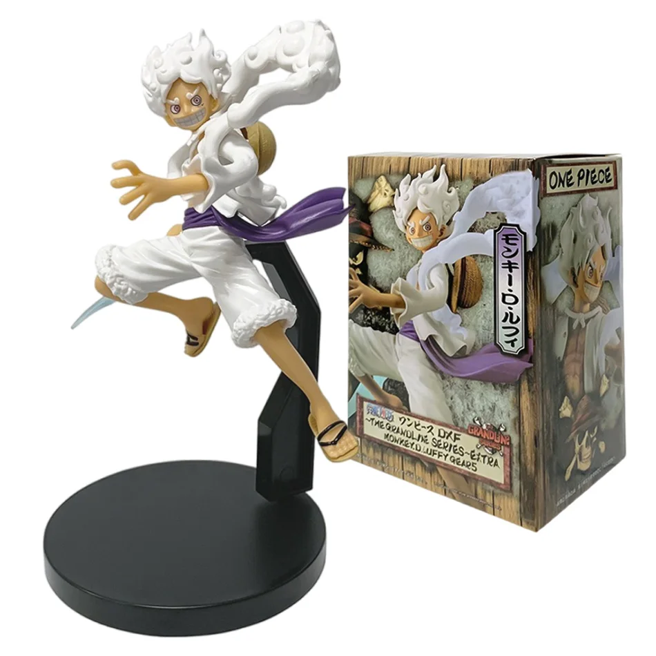 Hot 4Pcs 17-21cm Anime ONE PIECE Nika Luffy Awakening Sun God Nami Cartoon Figure PVC Model Ornaments Toy Holiday Gifts In Stock