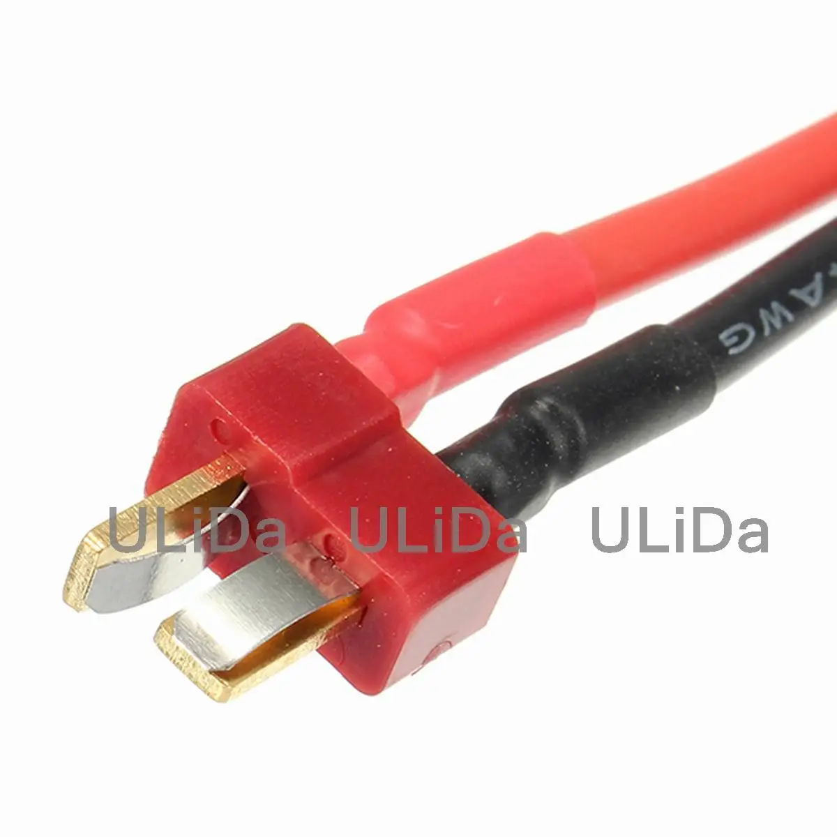 2 szt. XT60 / XT-60 kobiecy męski wtyk typu T (lub XT60 męski na żeński T) Adapter (styl dziekan) kabel do ładowarki 5CM 14AWG