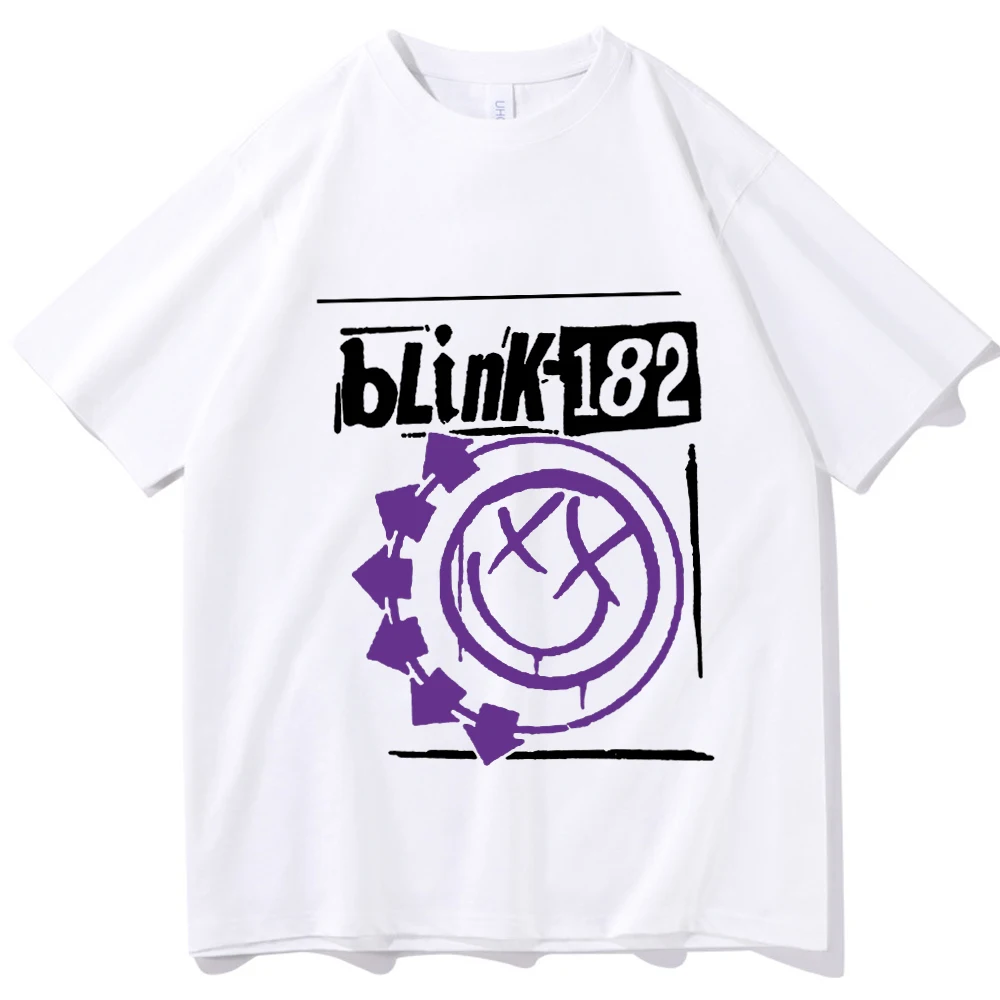 Blink 182 Shirt Blink 182 Tour 2023 Shirt Blink 182 Merch Gift for Fan Unisex Vintage O-Neck Short Sleeve Shirts